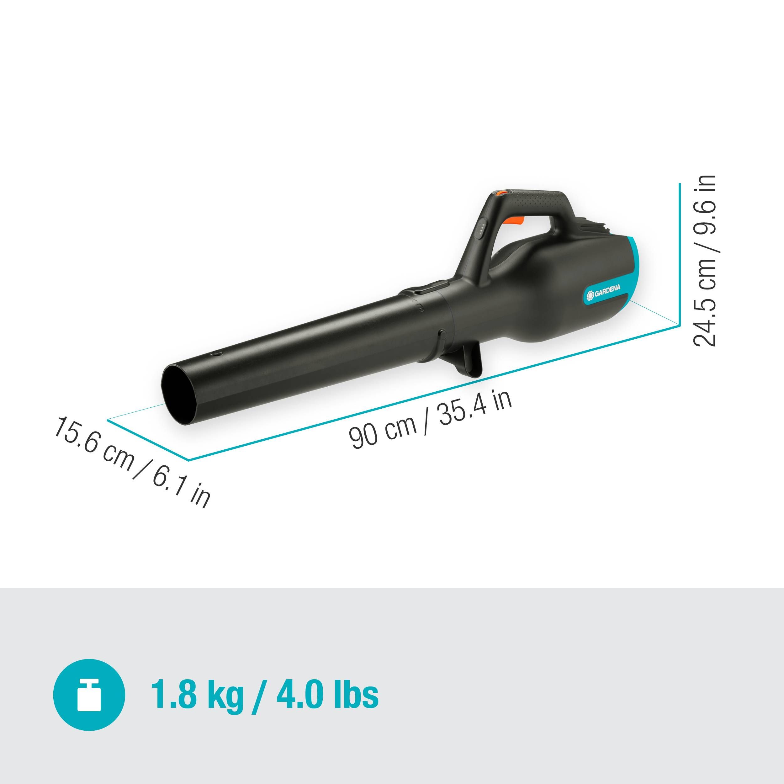 Gardena Akku-Gartensauger/-Bläser PowerJet 18V P4A solo