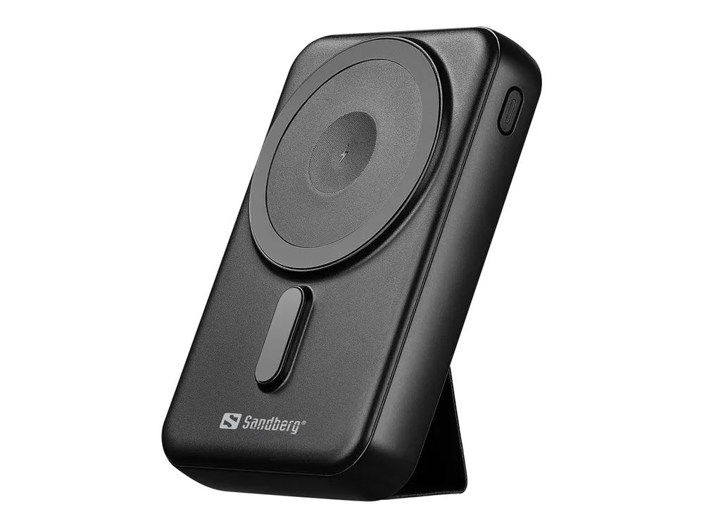 SANDBERG Kabelloses Ladegerät - 10 Watt - 2 Ausgabeanschlussstellen (USB Typ A, 24 pin USB-C)