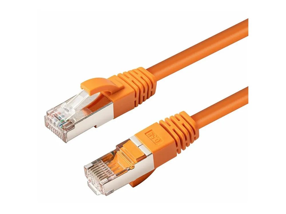MicroConnect MC-SFTP6A30O - 30 m - Cat6a - S/FTP (S-STP) - RJ-45 - RJ-45 - Orange