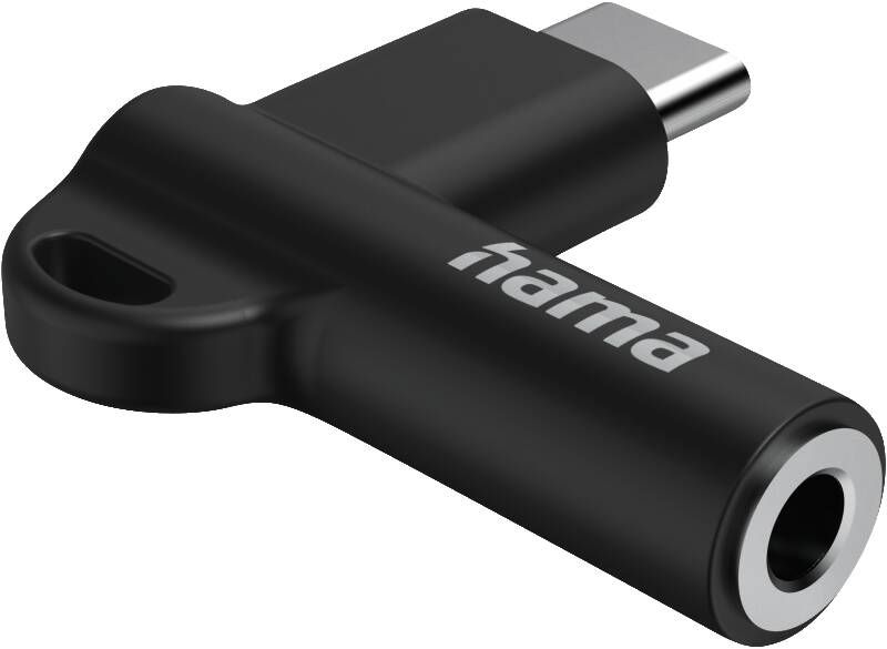 Hama 201701 USB-C-3,5mm-Audiobuchse, 90