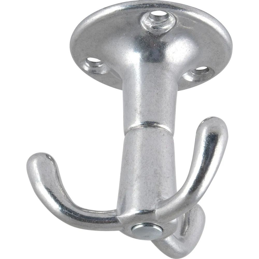 Grimme Dreifach-Drehhaken Pegasi ø 51 mm, Höhe 53 mm, Aluminium poliert