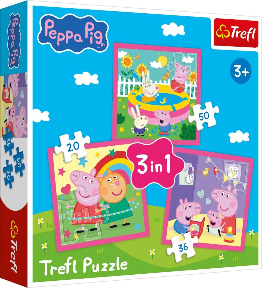 Trefl S.A. Pz. 3in1 Peppa Pig