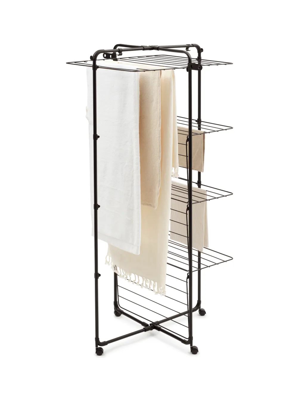 Brabantia HangOn Turm-Trockengestell, 30 m - Matt Black