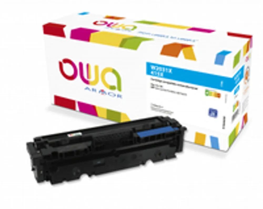 Armor OWA - Mit hoher Kapazität - Cyan - kompatibel - Box - wiederaufbereitet - Tonerpatrone (Alternative zu: HP W2031X)