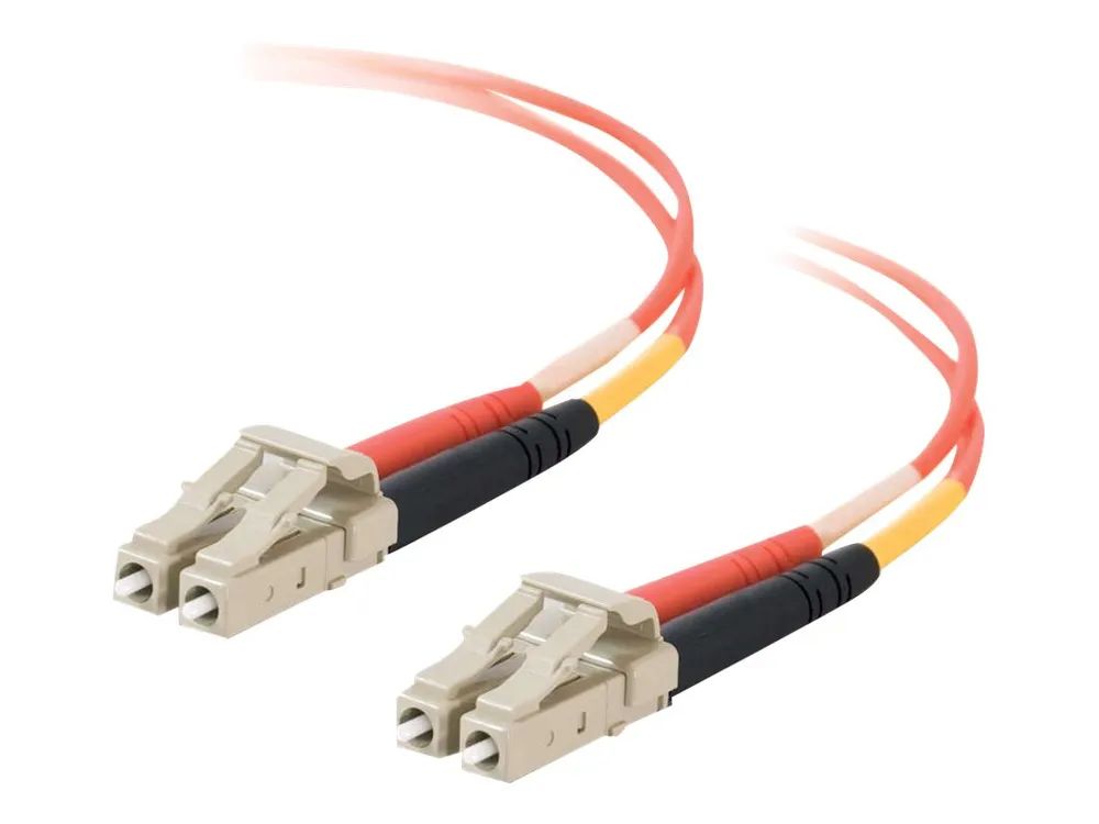 C2G LC-LC 50/125 OM2 Duplex Multimode PVC Fiber Optic Cable (LSZH)