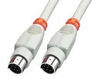 Lindy Anschlusskabel Mac Drucker 8 polig Mini-DIN Stecker/Stecker, 2m - Druckerkabel - Mini-DIN 8-polig (M)