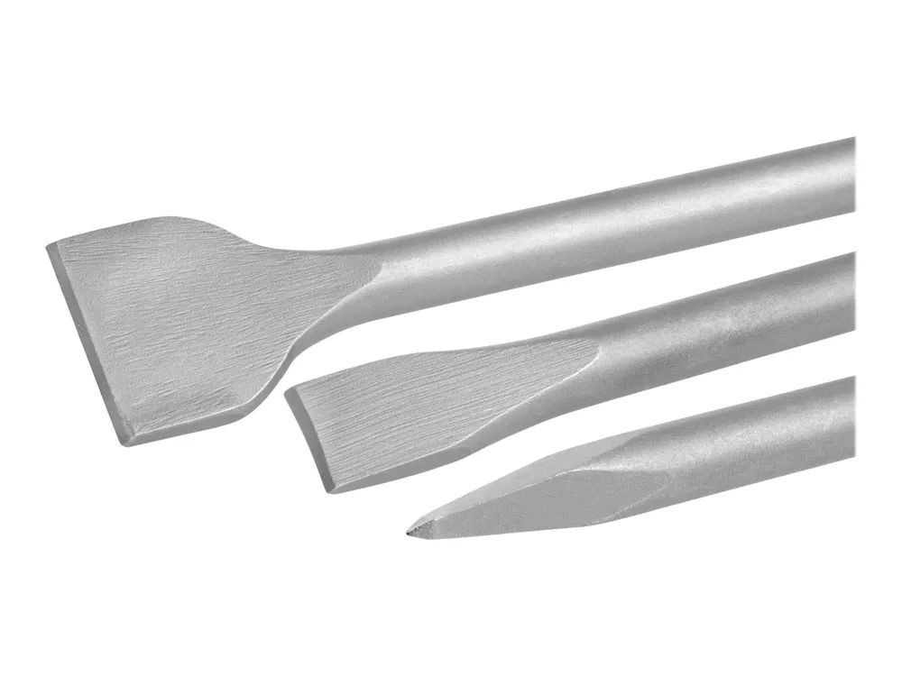 DEWALT SDS-Plus Meißel-Set mit 2 Flachmeißel, 1 Spitzmeißel