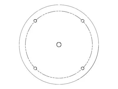 Hikvision DS-2909ZJ - Kamera-Stativadapter