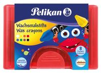 Pelikan 665/8 WF - Farbstift - Wachs - verschiedene Farben (Packung mit 8)