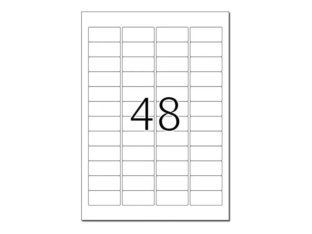HERMA Special - Papier - matt - permanent selbstklebend - Rot - 45.7 x 21.2 mm 960 Etikett(en) (20 Bogen x 48)