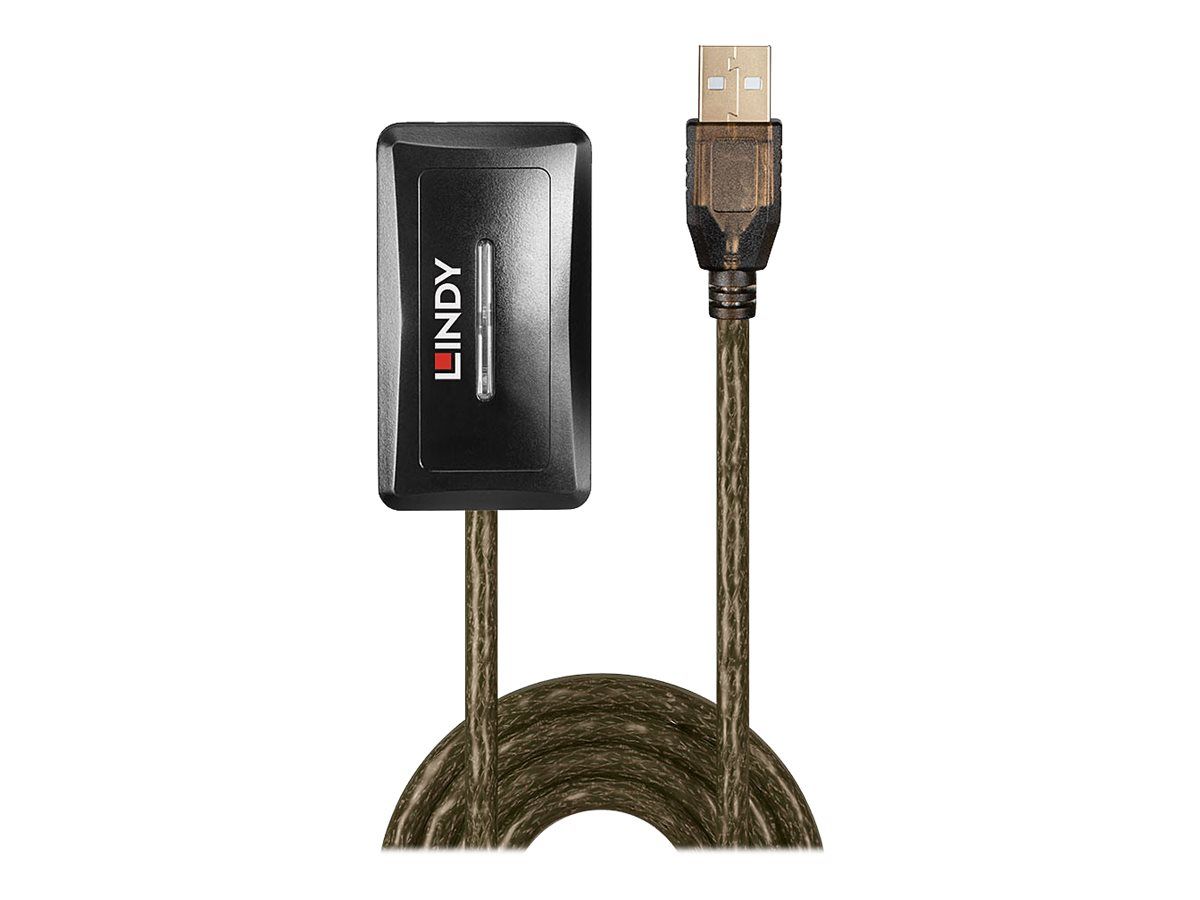 Lindy USB 2.0 Active Extension Hub - Hub - 4 x USB 2.0