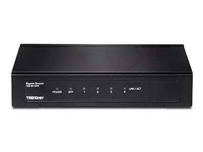 TRENDnet TEG S51SFP - Switch - unmanaged - 4