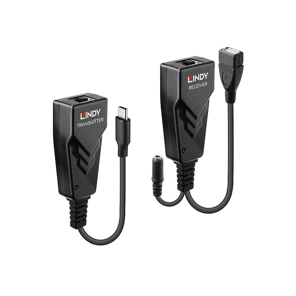 Lindy 100m USB 2.0 Typ C Cat.6 Extender