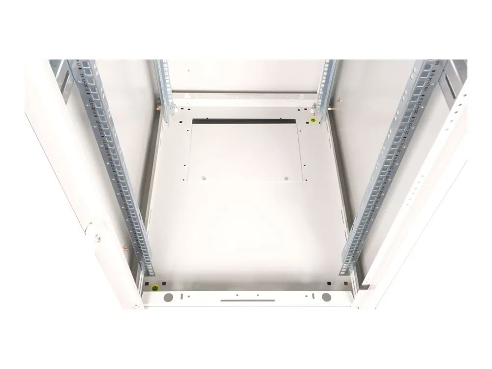 ROLINE Basic - Schrank Netzwerkschrank - Glas Tür, 600x800 BxT - RAL 7035, Hellgrau - 32U - 48.3 cm (19")