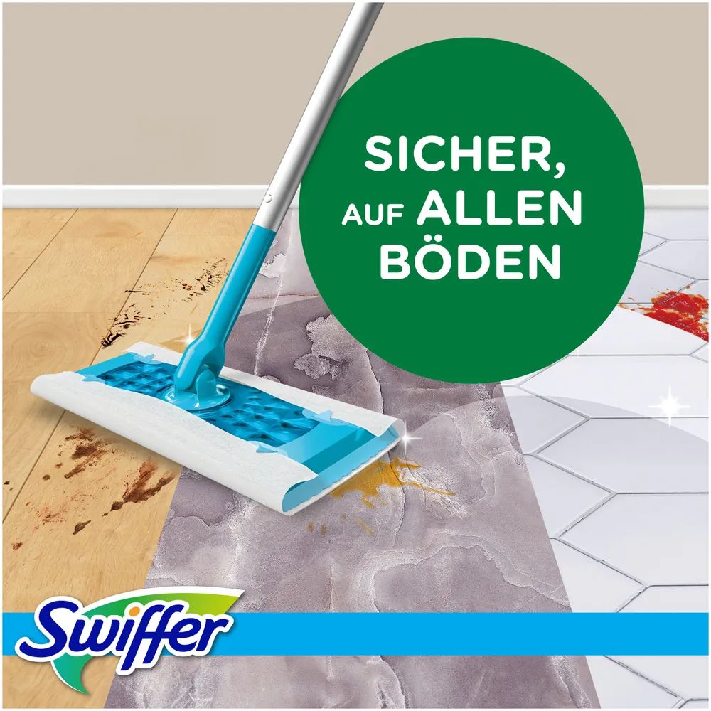 Swiffer Boden Wet Nachfüllerset (24 Tücher Citrus + 20 Tücher Morning Fresh) eCOM Komfort Pack