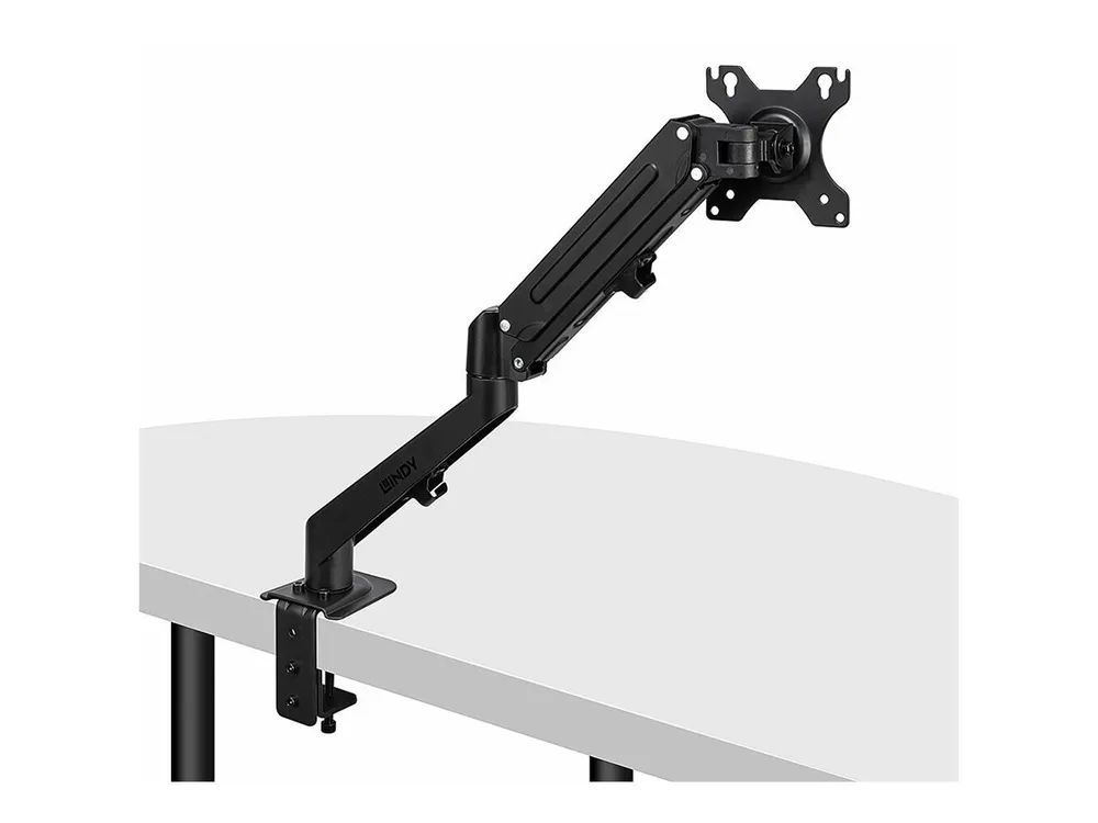 Lindy Befestigungskit (Gasfeder-Monitorarm) - für LCD-Display - einzeln - Aluminium, Kunststoff - Schwarz - Bildschirmgröße: 43.2-68.6 cm (17"-27")