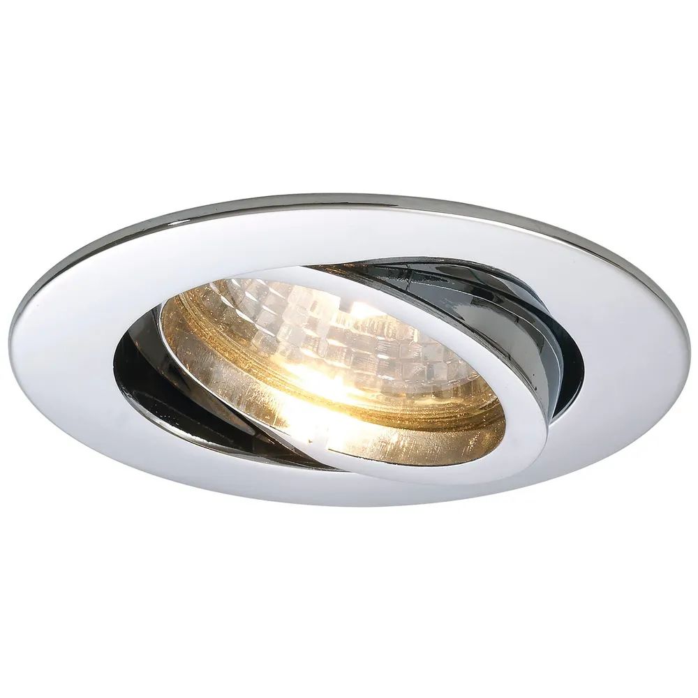 Molto Luce Deckeneinbauleuchte Rund H 230 V, max. 50 Watt, ø 88 mm, verchromt