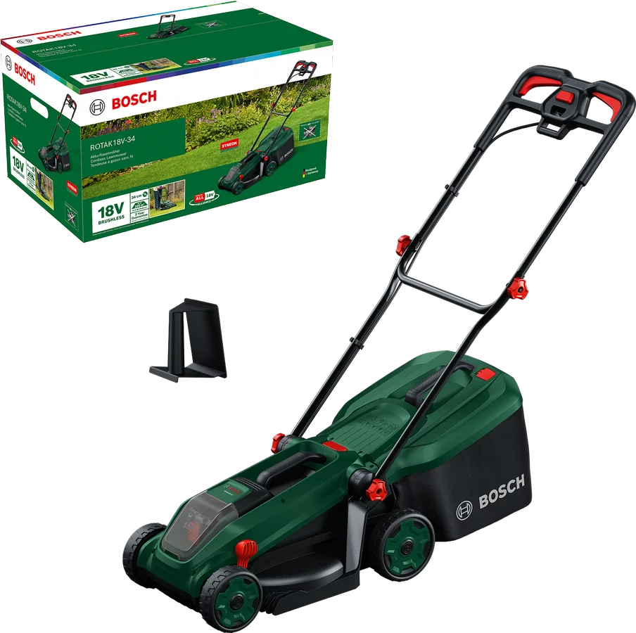 Bosch Rotak 18V-34 Akku-Rasenmäher solo