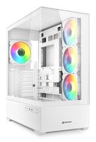 Sharkoon AK6 RGB White ATX weiß - Tower - ATX