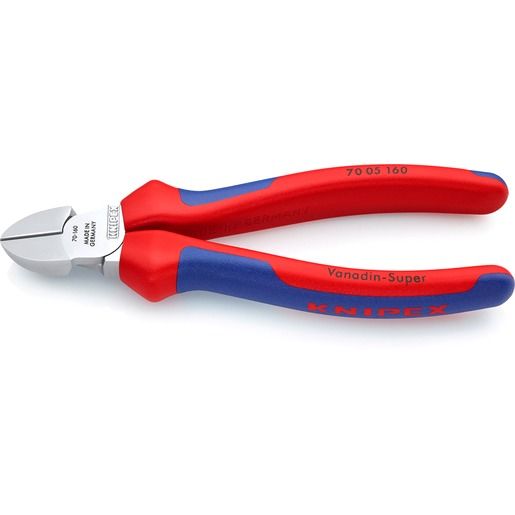 Knipex VERCHROMT 3-K 160 MM / KNIPEX SEITENSCHNEIDER 70 05 160