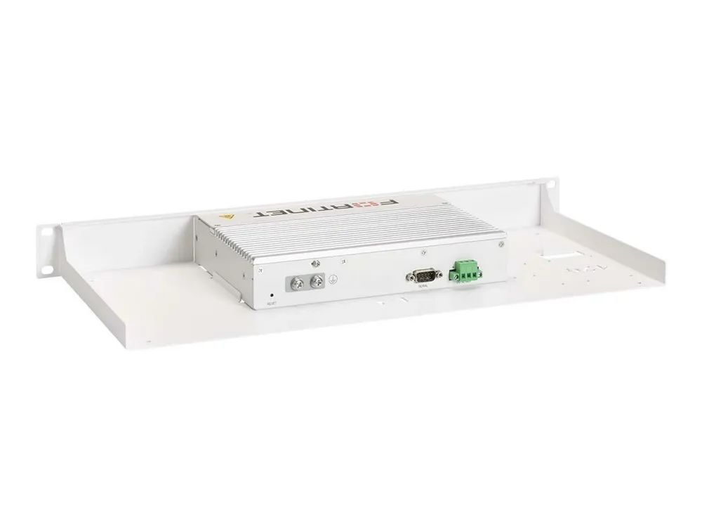 Rackmount.IT RM-FR-T16 - Montagesatz für Netzwerkgeräte - Rack montierbar - weiß, RAL 9003 - 1U - 48.3 cm (19")
