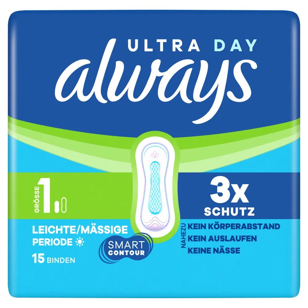 always Ultra Binde - Größe 1 - Normal 15
