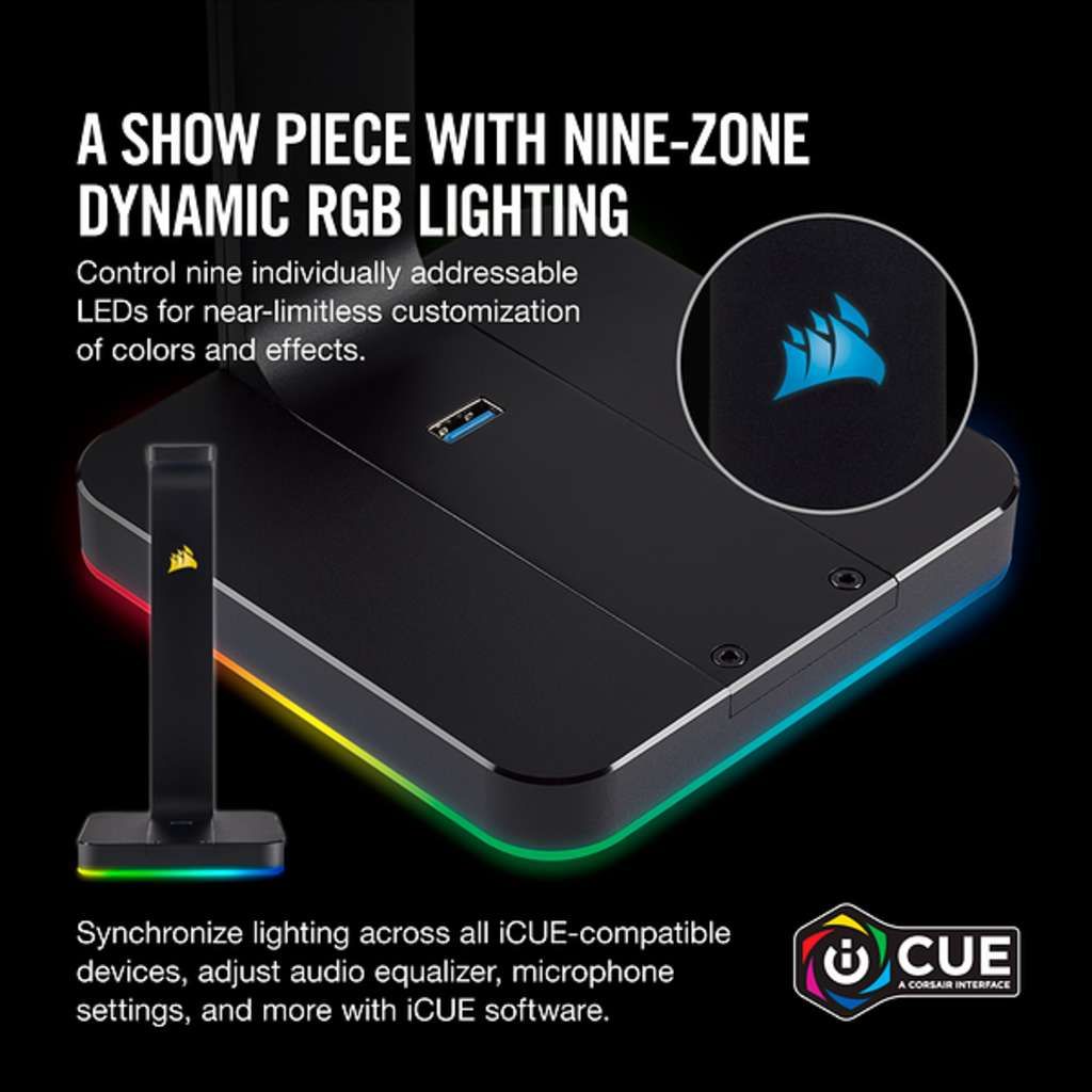 Corsair Gaming ST100 RGB Premium Headset Stand