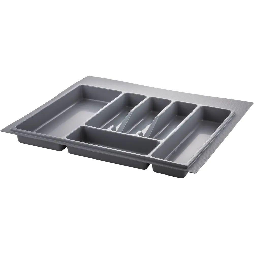VOLPATO Besteckeinsatz Serie 72 KB 600 mm Kunststoff Silbergrau