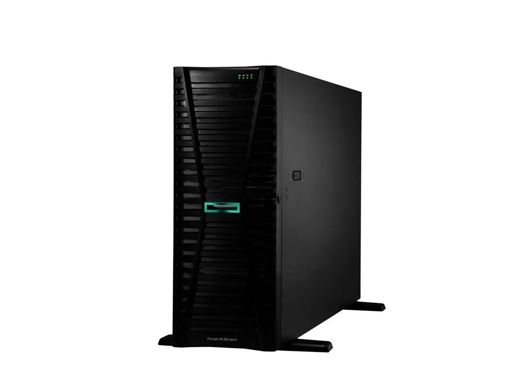 HPE ProLiant ML350 Gen11 - Server - Tower - 4U - zweiweg - 1 x Xeon Gold 5515+ / 3.2 GHz - RAM 64 GB - SATA/SAS/NVMe - Hot-Swap 6.4 cm (2.5")
