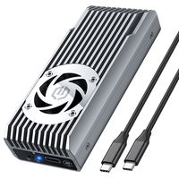 GrauGear externes Gehäuse M.2 NVMe mit Lüfter 20Gbit - Gehäuse - Lüfter