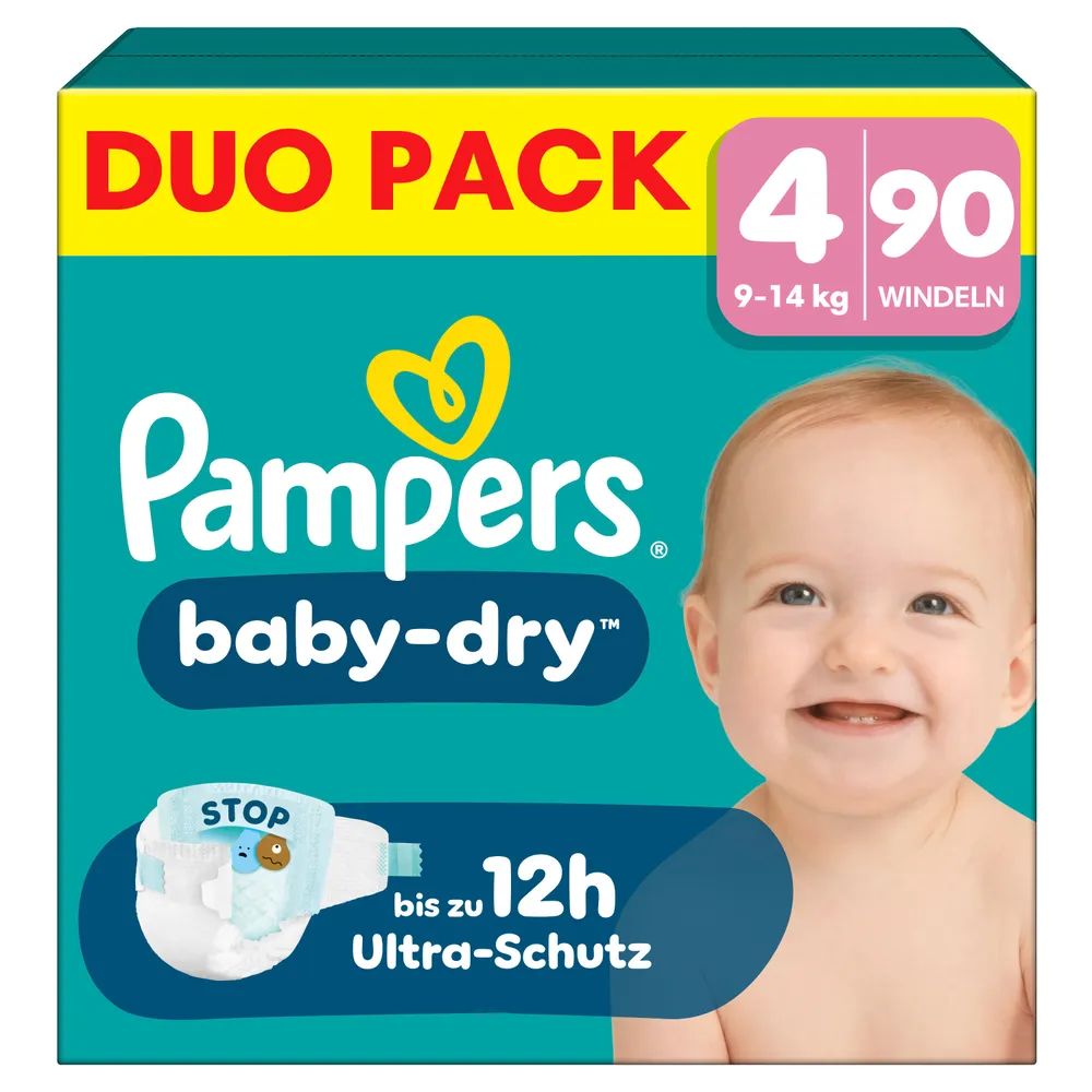 Pampers Baby Dry Gr.4 Maxi 9-14kg DuoPack