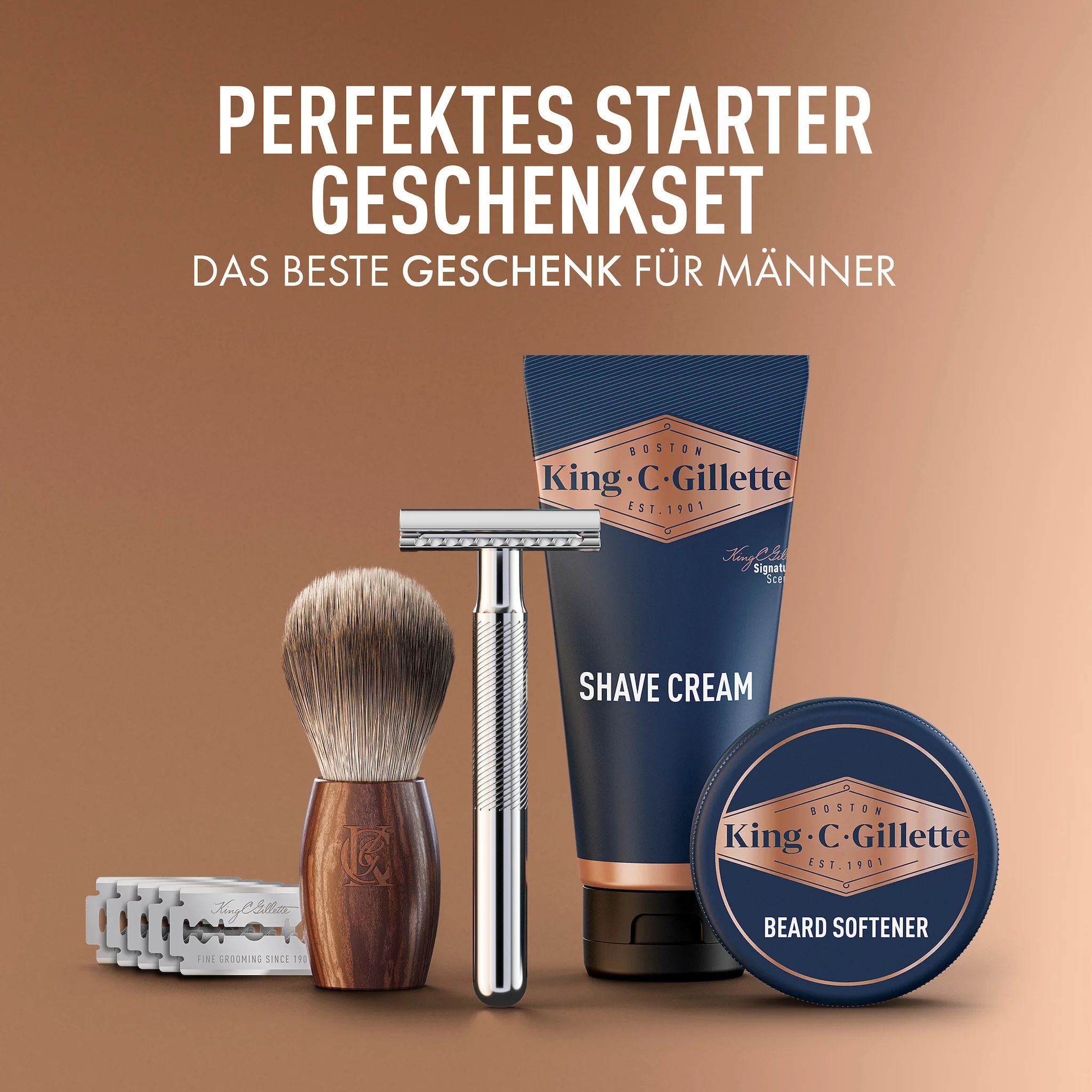 King C. Gillette Premium Bartpflege Geschenkset