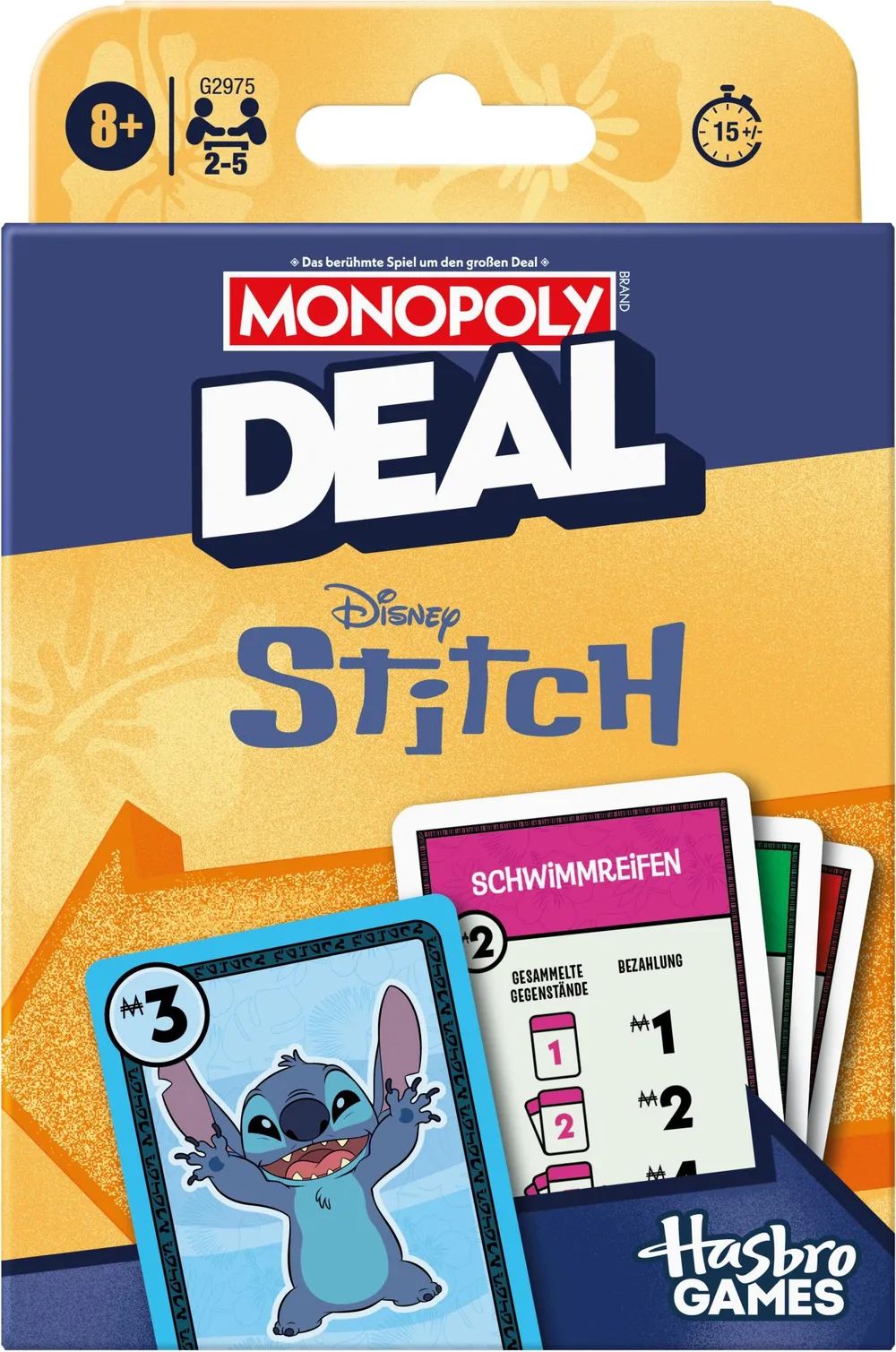 Hasbro European Trading B.V. Monopoly Deal Disney Stitch Edition