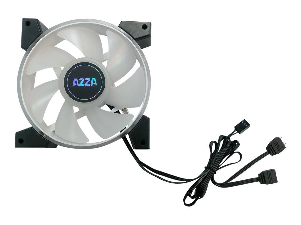 AZZA Hurricane II - Gehäuselüfter - 120 mm (Packung mit 4)
