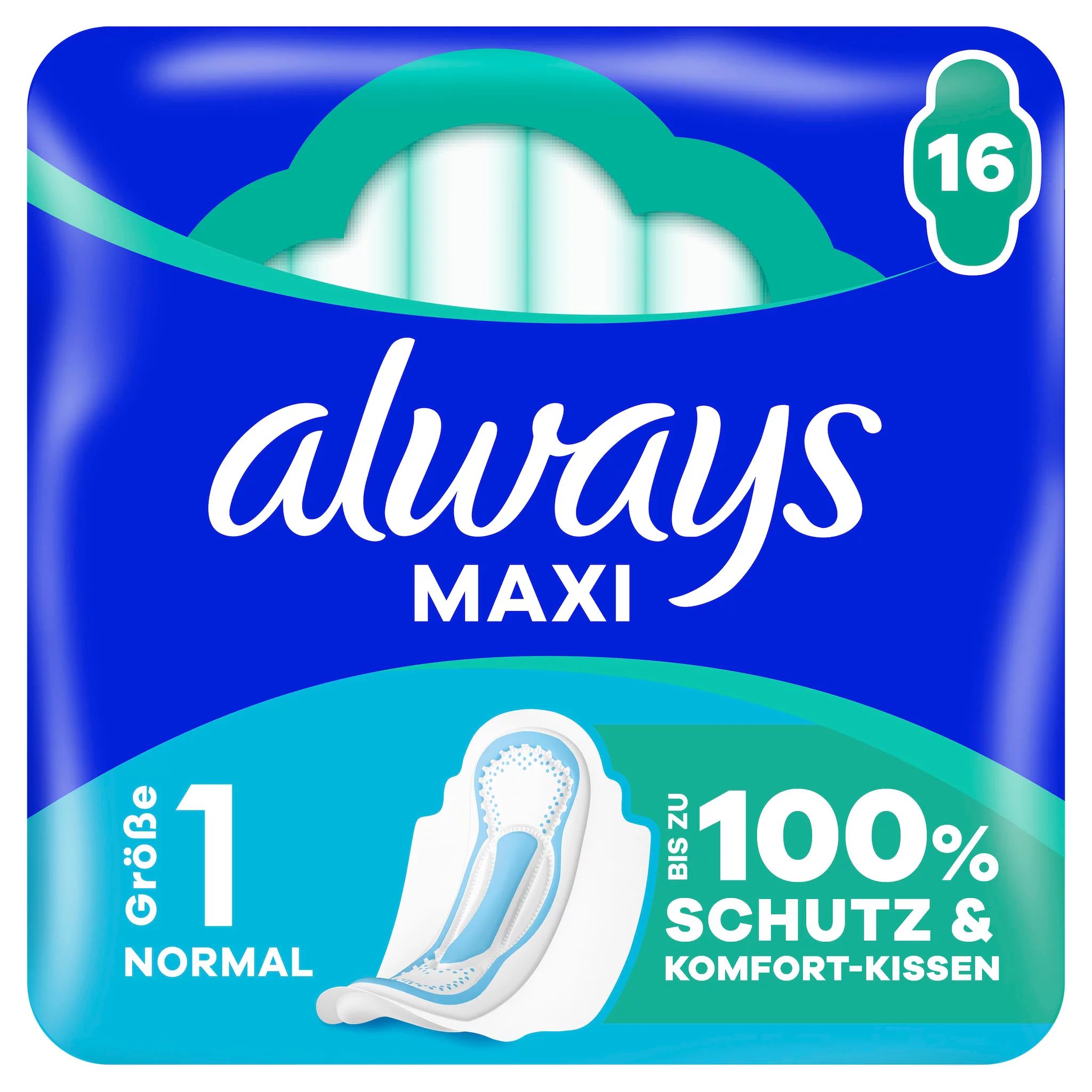 always Maxi Binde Normal mit Flügeln 