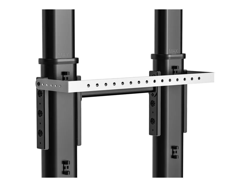 TECH DATA Vision X-Series VFM-F26W - Aufstellung - Höhe einstellbar - für Flachbildschirm - 80kg - Stahl - sandgestrahlt schwarz - Bildschirmgröße: 140-254 cm (55"-100")