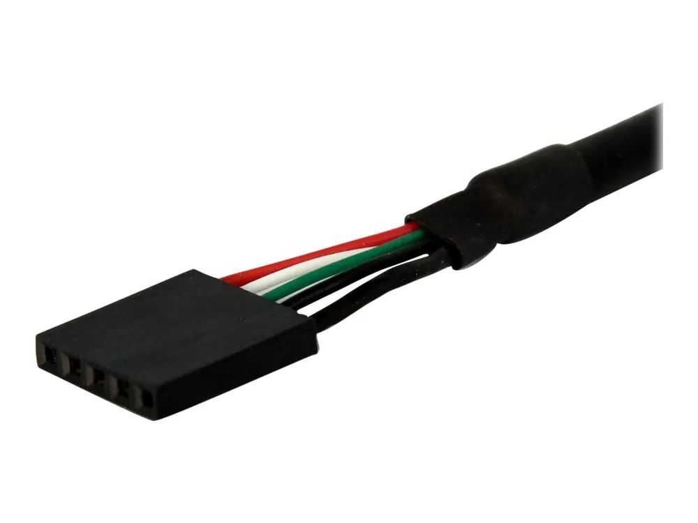 StarTech.com 30cm USB 2.0 Blendenmontage Kabel - USA A auf 5 pin Mainboard Pfostenstecker Buchse - Bu/Bu - USB-Kabel intern auf extern - USB (W)