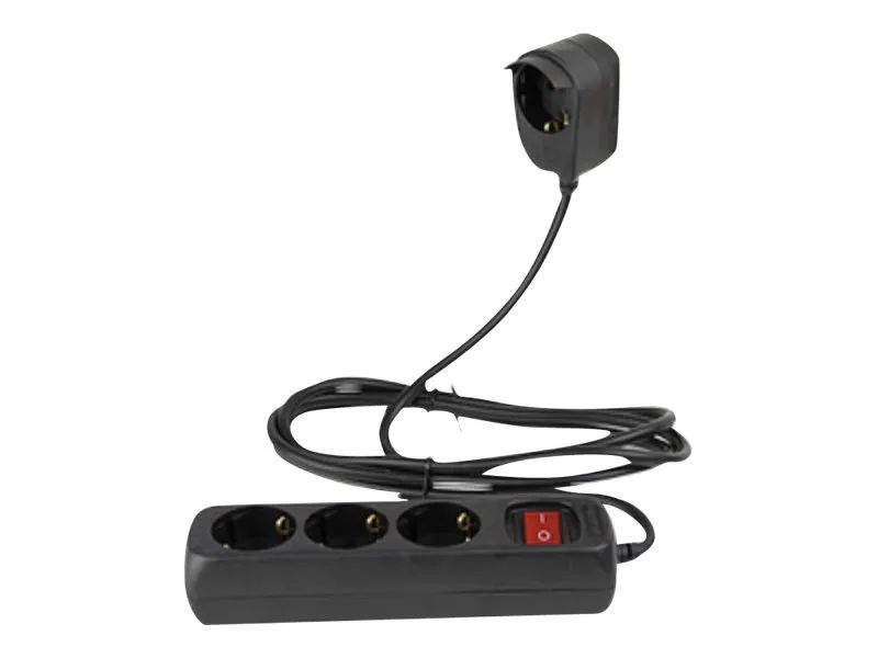 REV Ritter REV Powersplit - Steckdosenleiste - Wechselstrom 230 V - 3500 Watt - Ausgangsanschlüsse: 4 (4 x Stecker, 2-polig)