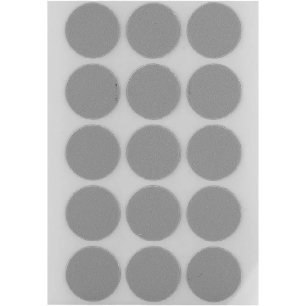 Ha-wi GmbH & Co.KG Kunststoffe Abdeckkappe selbstklebend, ø20mm, 15 Stück, Kunststoff grau