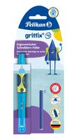 Pelikan griffix füller Rechtshänder Neon Fresh Blue Blister