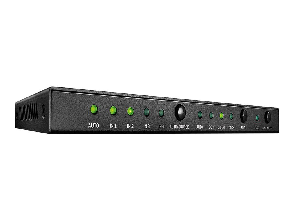 Lindy HDMI 2.0 18G Switch with Audio - Video/Audio-Schalter