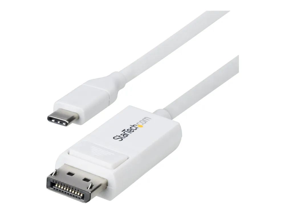 StarTech.com 6.6ft (2m) USB C to DisplayPort 1.2 Cable, Bidirectional - DisplayPort-Kabel - 24 pin USB-C (M)