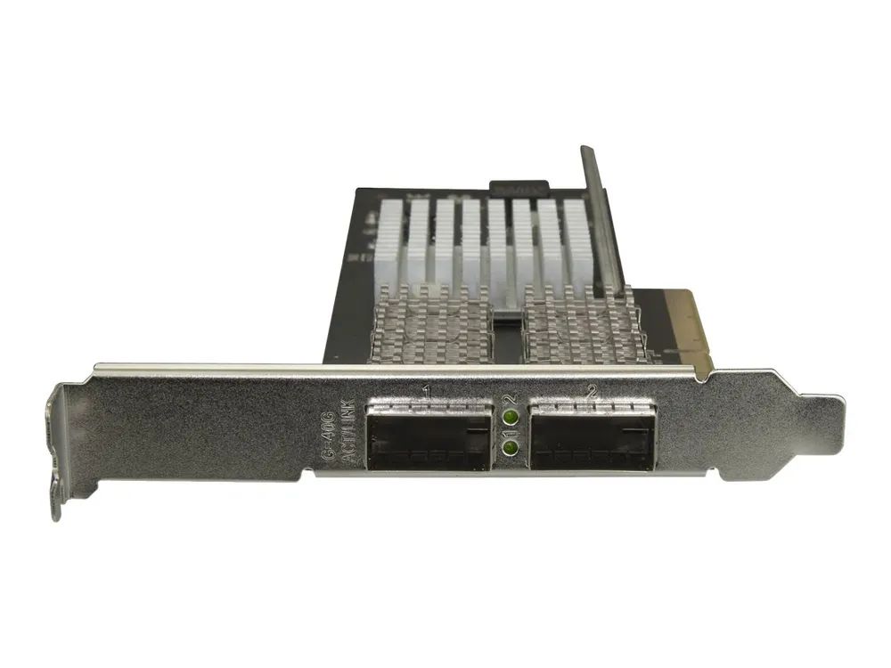 StarTech.com Dual Port 40G QSFP+ Netzwerkkarte - Intel XL710 Open QSFP+ Converged Adapter - PCIe 40 Gigabit Ethernet Server NIC - 40GbE LWL LAN Karte - Dell PowerEdge HPE ProLiant (PEX40GQSFDPI)