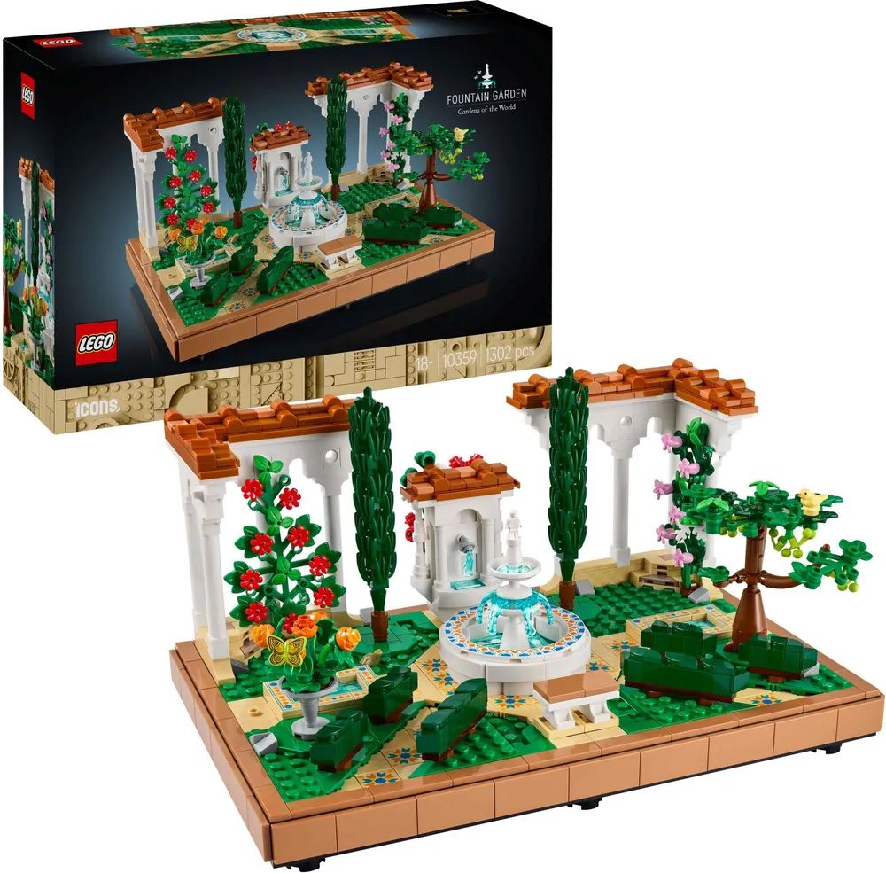 LEGO 10359 Icons Springbrunnengarten