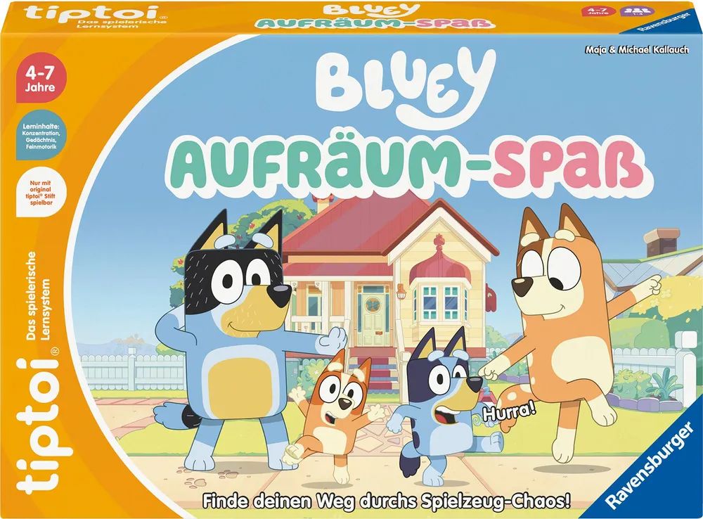 Ravensburger Spiel Bluey Aufräum Spaß