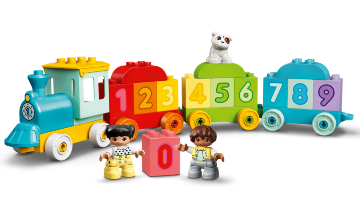 LEGO Zahlenzug – Zählen lernen