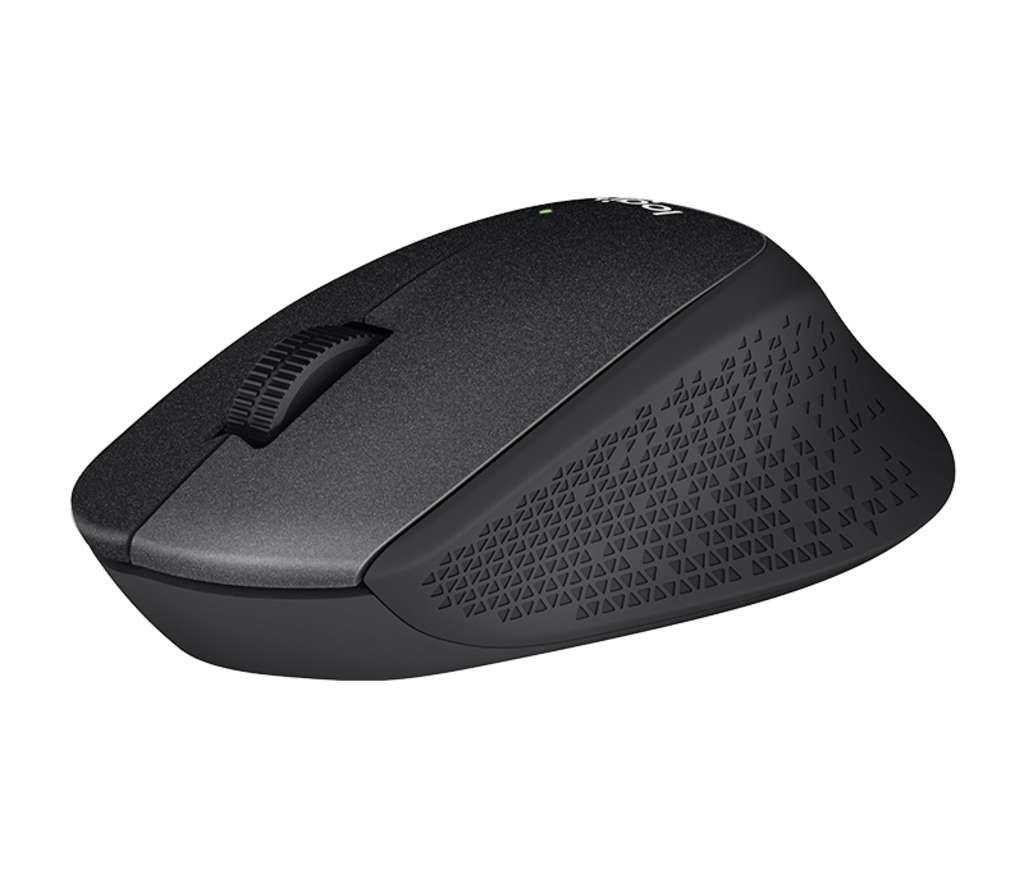 Logitech B330 Silent Plus - Maus - optisch - 3 Tasten - kabellos - 2.4 GHz - kabelloser Empfänger (U