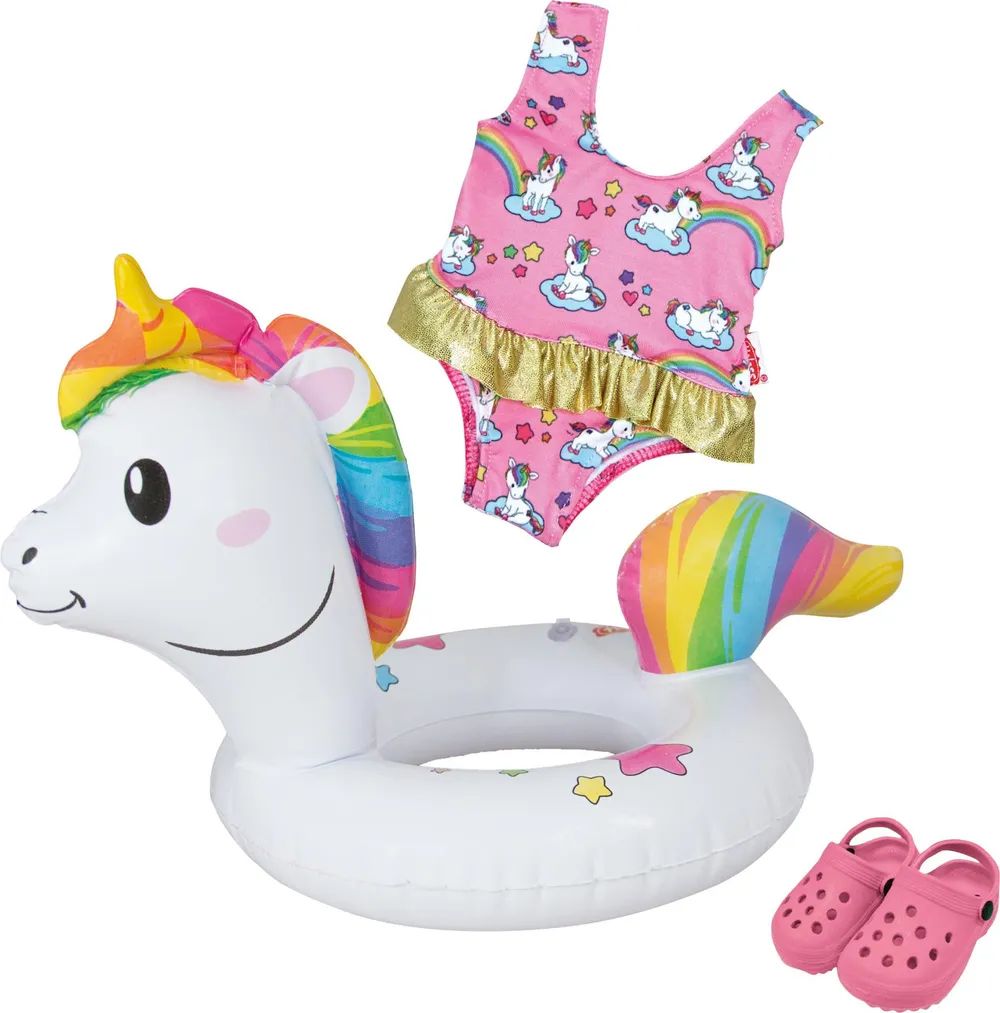 Heless GmbH Pu-Schwimmset Einhorn Henri, Gr. 35-45cm