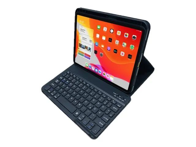DEQSTER Slim Combo Keyboard abnehmbare Tastatur Bluetooth iPad 10.9" 10. Gen - Tastatur - Bluetooth 5