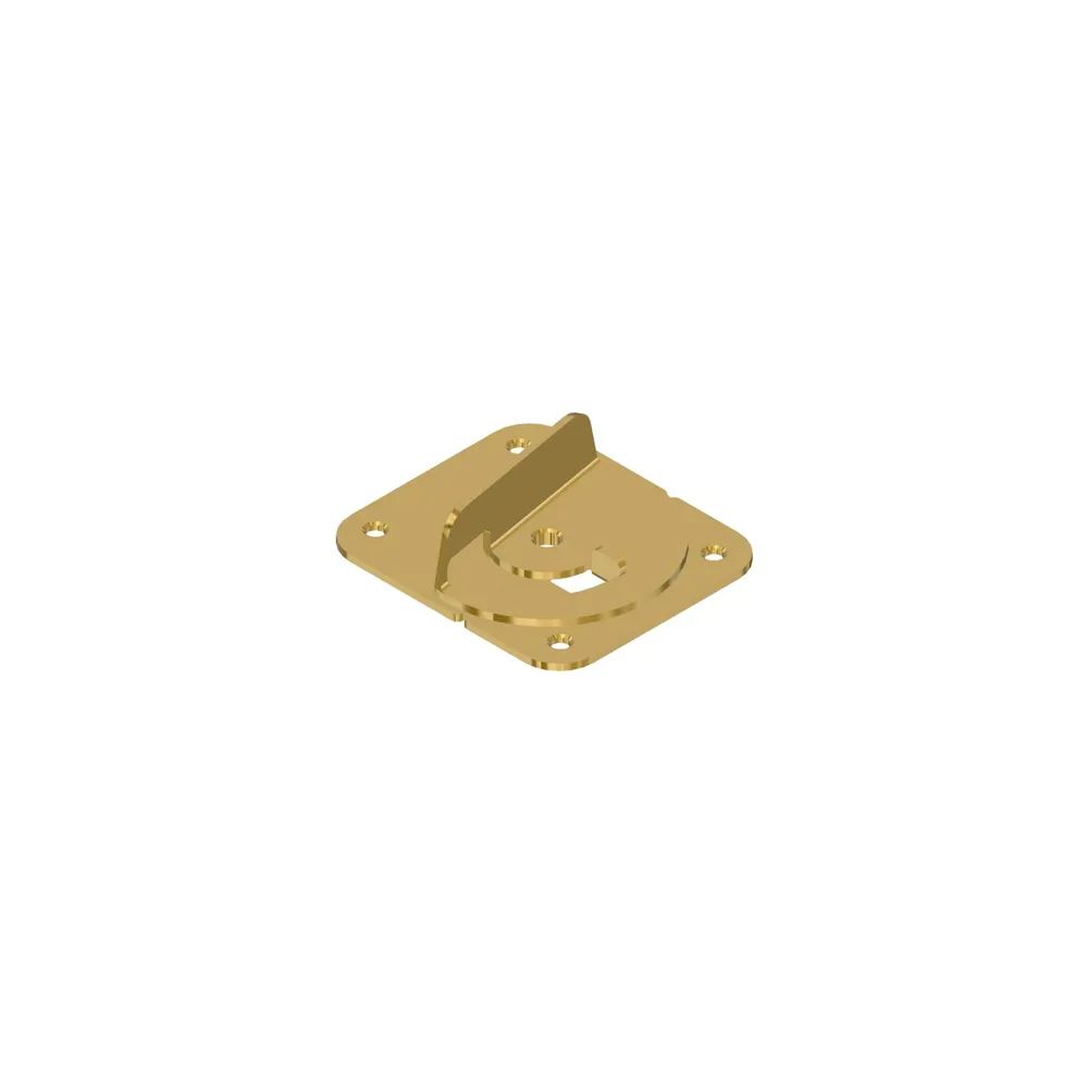 ITALIANA FERRAMENTA Fixierungsriegel, 57 x 50 mm, Stahl verzinkt